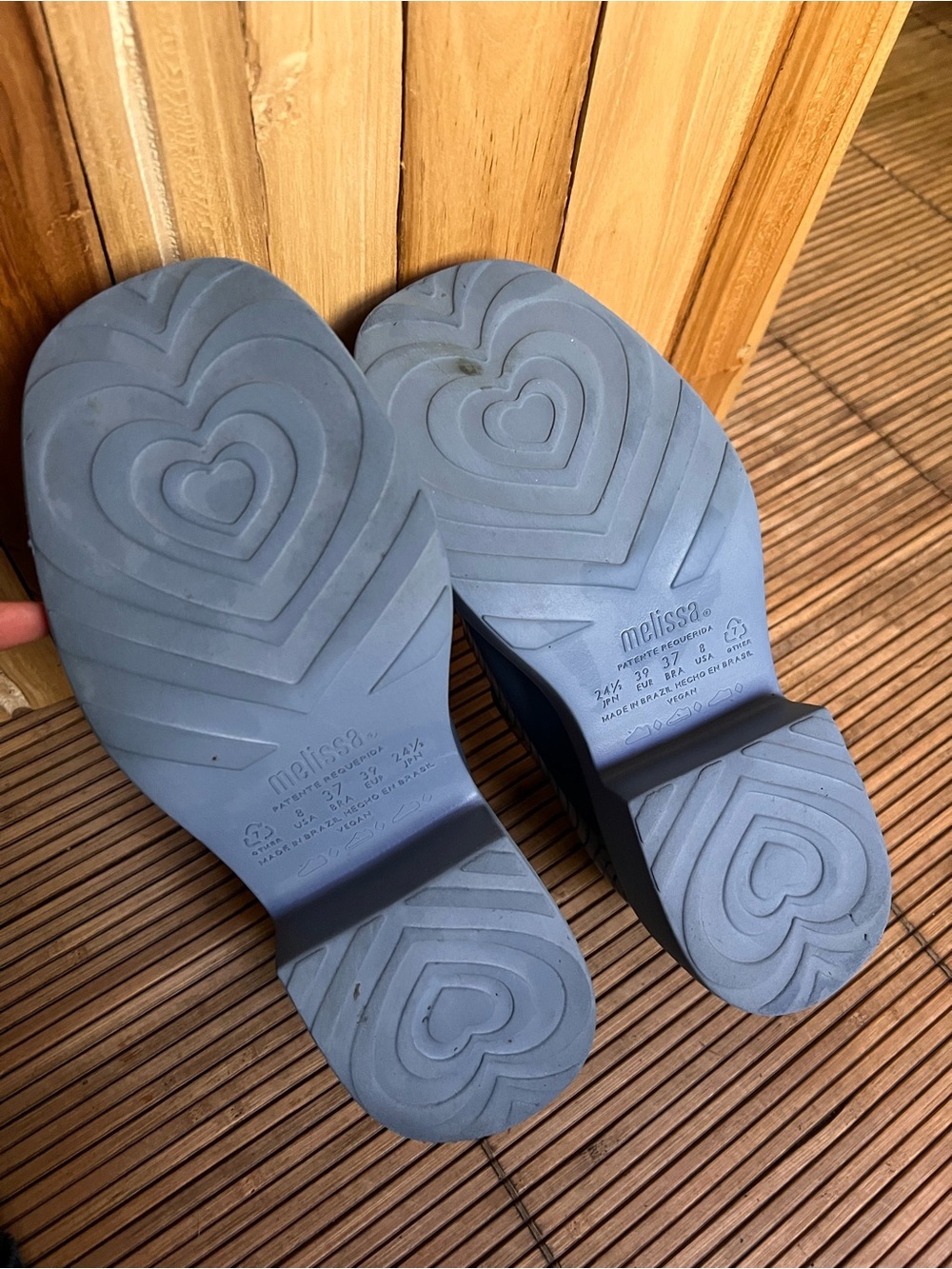 Melissa Blue Platform Mary Jane Shoes - Picture 6 of 7